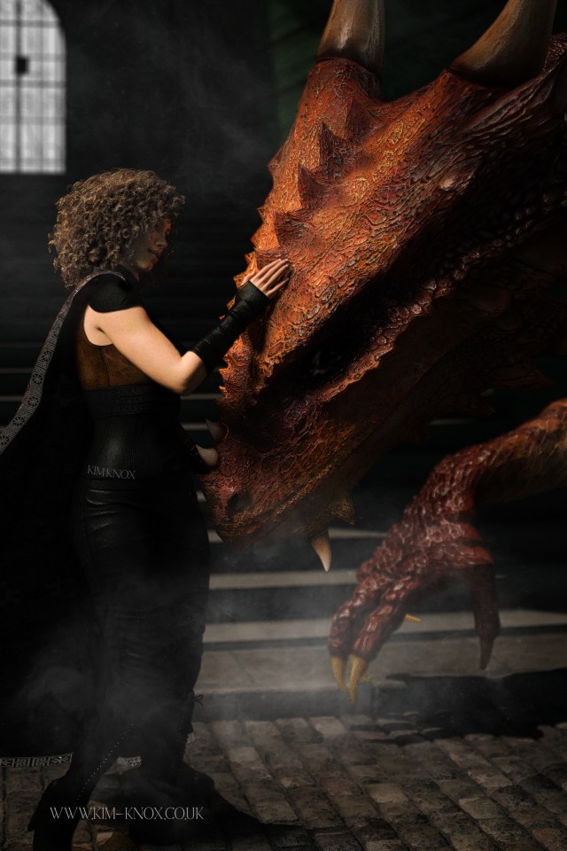 A Dragon Courts Her